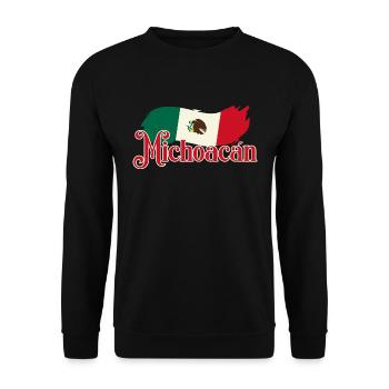 Michoacán Funny Mexican Heritage - Unisex Sweatshirt - black - Front - Alina (178cm) & Michal (187cm)