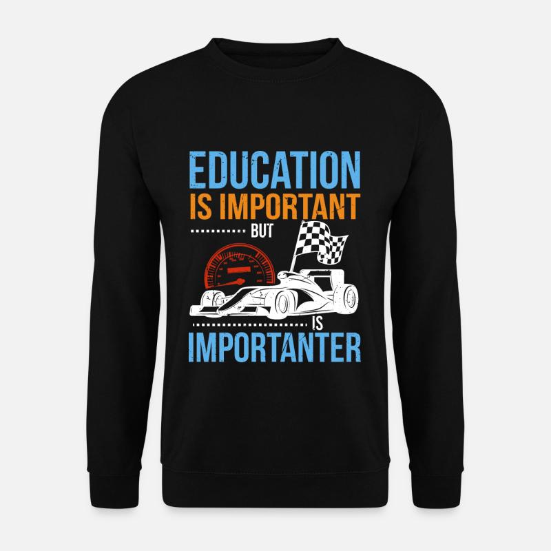 Rennauto - Unisex Pullover - Schwarz