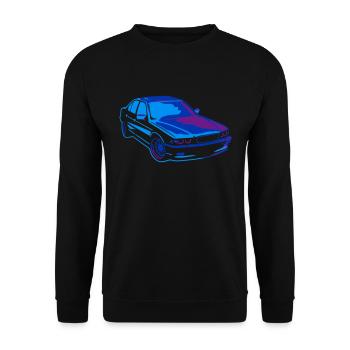 7-40-i E38 sterilisiert - Unisex Pullover - Schwarz - Vorne - Alina (178cm) & Michal (187cm)