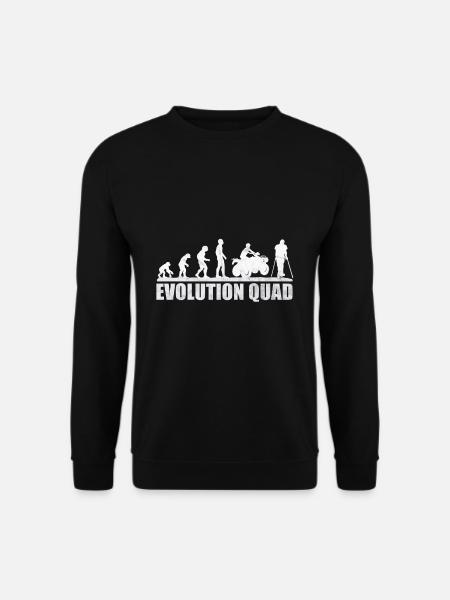 Evolution Quad Motorsport witzig Offroad - Unisex Pullover - Schwarz