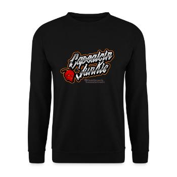 Chili Pepper Capsaicin Junkie - Unisex Pullover - Schwarz - Vorne - Alina (178cm) & Michal (187cm)