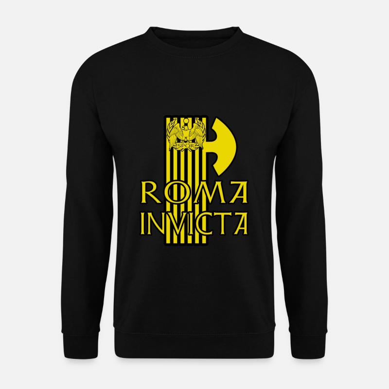 ROMA INVICTA Römer Rom SPQR Roma - Unisex Pullover - Schwarz
