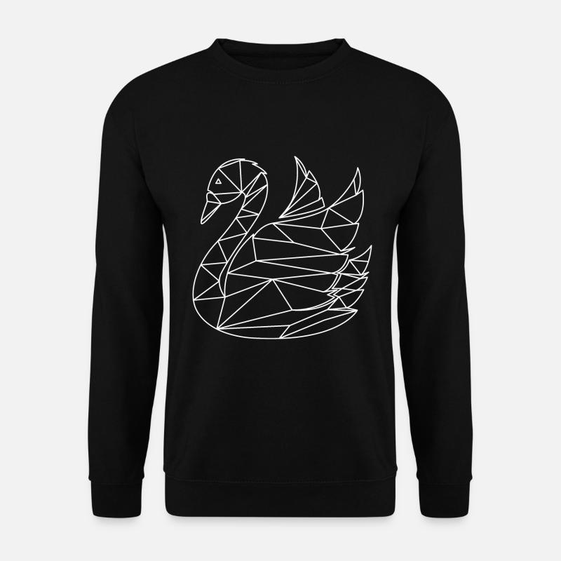 Schwan - Unisex Pullover - Schwarz