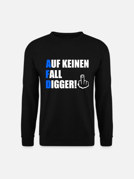 Definitely not digga - Unisex Sweatshirt - black