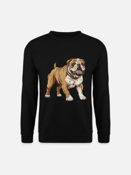 Bulldog Dog - Unisex Sweatshirt - black