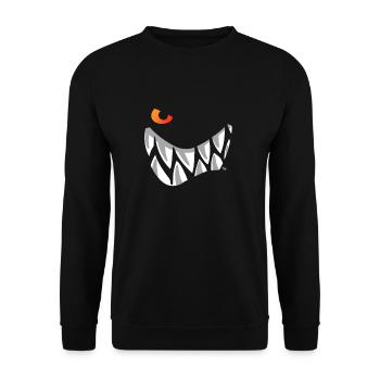 Die Wilden Kerle Grinsen - Unisex Pullover - Schwarz - Vorne - Alina (178cm) & Michal (187cm)