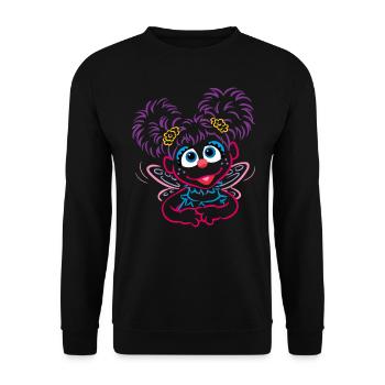 Sesame Street Abby Cadabby - Unisex Sweatshirt - black - Front - Alina (178cm) & Michal (187cm)