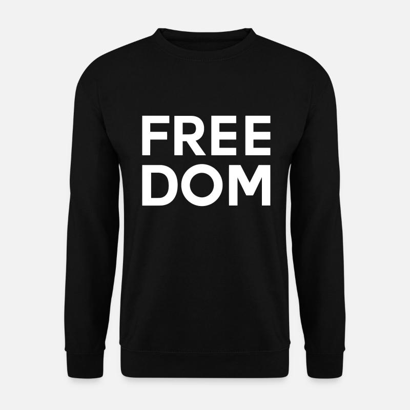 LIBERTÉ Déclaration libre Liberté - Sweat-shirt Unisexe - noir