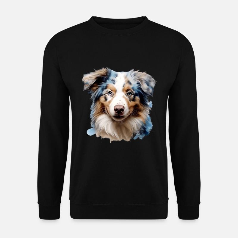 Austrailianischer Schäferhund - Unisex Pullover - Schwarz