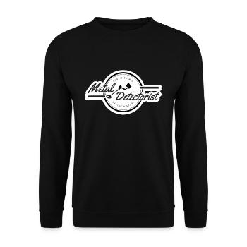 Sondler sondeln sondeur viseur cadeau 0551 - Sweat-shirt Unisexe - noir - Devant - Alina (178cm) & Michal (187cm)
