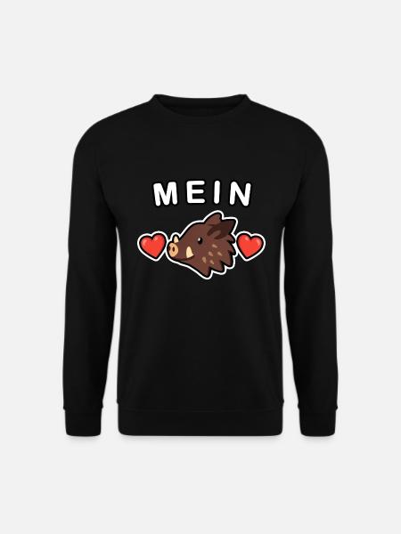 Mein Wildschweinchen ❤️ Wildschwein - Unisex Pullover - Schwarz