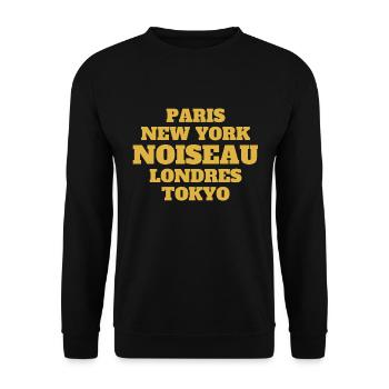 Noiseau Style - Unique streets, unique style. - Sweat-shirt Unisexe - noir - Devant - Alina (178cm) & Michal (187cm)