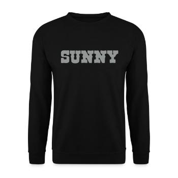 pferd_sunny - Sweat-shirt Unisexe - noir - Devant - Alina (178cm) & Michal (187cm)