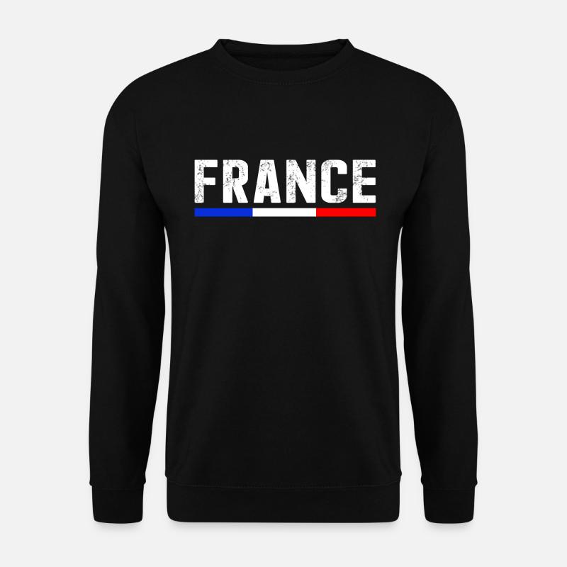 FRANKREICH - Unisex Pullover - Schwarz