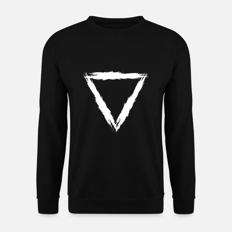 Element symbol water white - Unisex Sweatshirt - black
