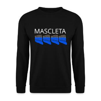 Fallas de Valencia Mascleta Pyro Fireworks - Unisex Pullover - Schwarz - Vorne - Alina (178cm) & Michal (187cm)