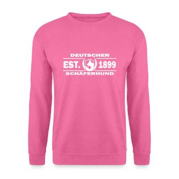 Deutscher Schäferhund EST 1899 Schutzhund IGP - Unisex Pullover - Pink - Vorne