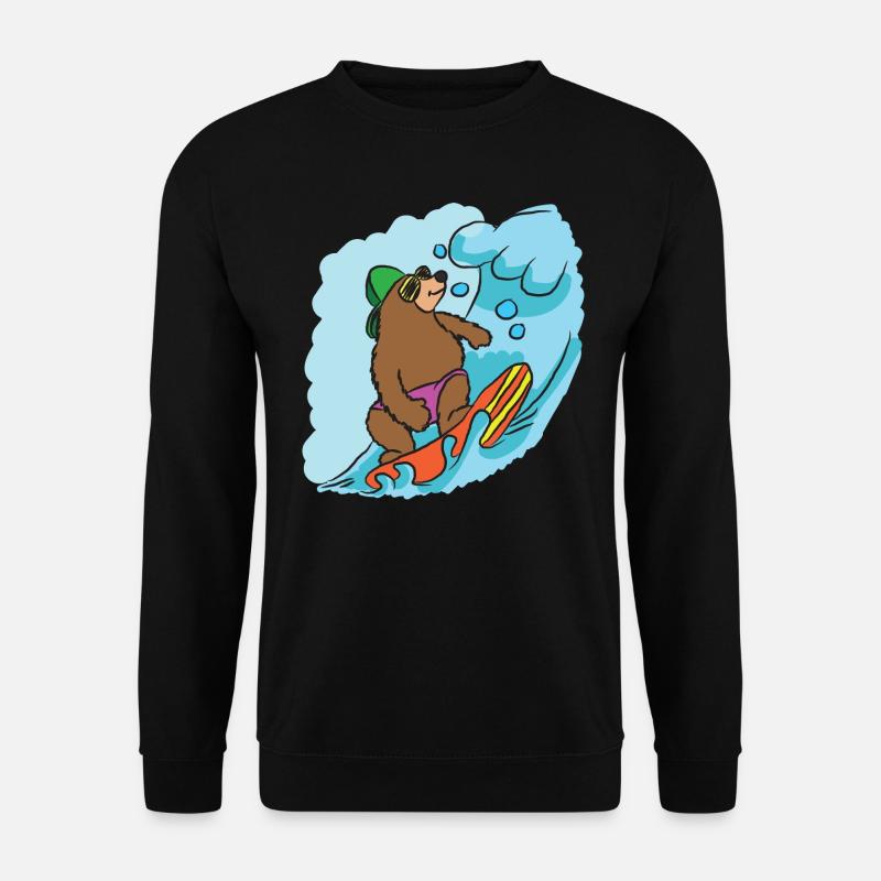surf - Sweat-shirt Unisexe - noir