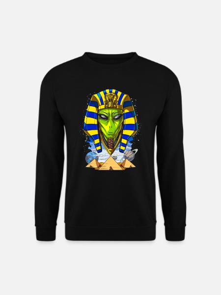 Alien Egypte Pharaon Toutankhamon Ancien Anunnaki - Sweat-shirt Unisexe - noir