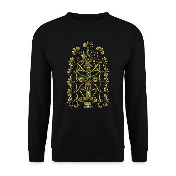 Anunnaki Tree Of Life Ancient Sacred Geometry - Sweat-shirt Unisexe - noir - Devant - Alina (178cm) & Michal (187cm)
