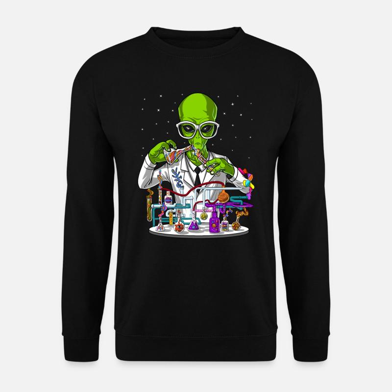 Alien Chemistry Scientist - Unisex Pullover - Schwarz
