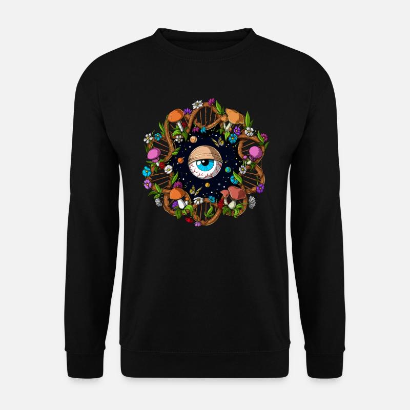 DNA Magic Mushrooms - Unisex Sweatshirt - black