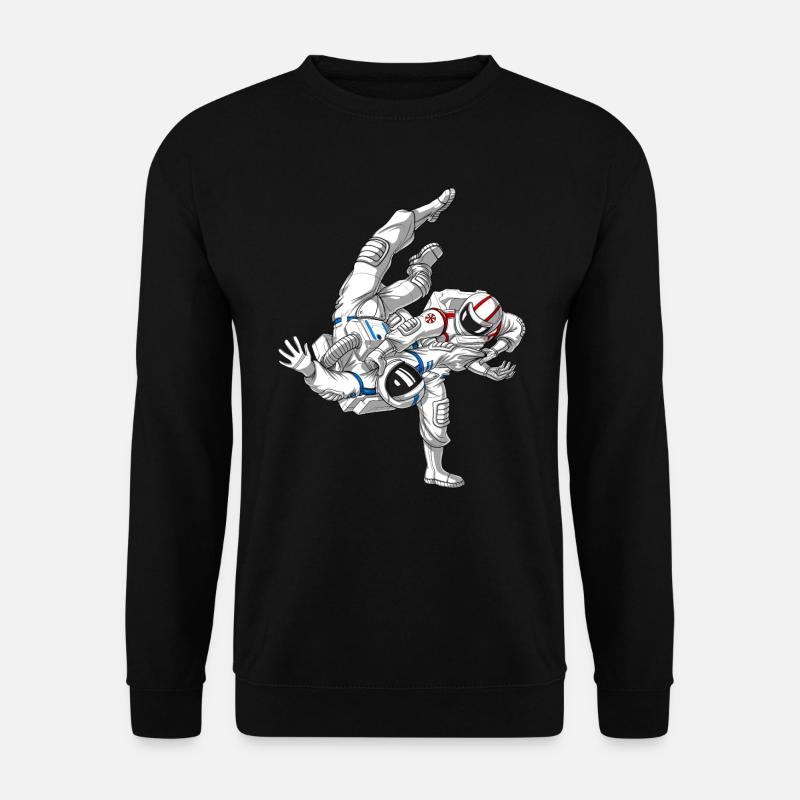 Astronaute de Jiu Jitsu - Sweat-shirt Unisexe - noir