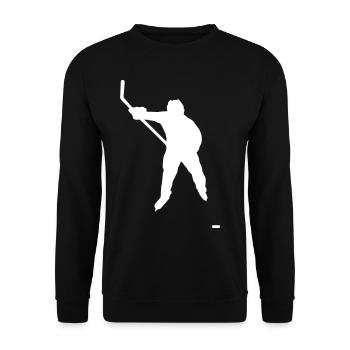 Eishockey - Unisex Pullover - Schwarz - Vorne - Alina (178cm) & Michal (187cm)
