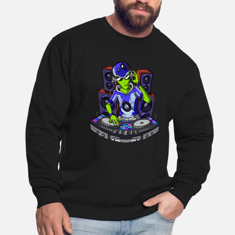 DJ extraterrestre de l'espace Sweat-shirt Unisexe