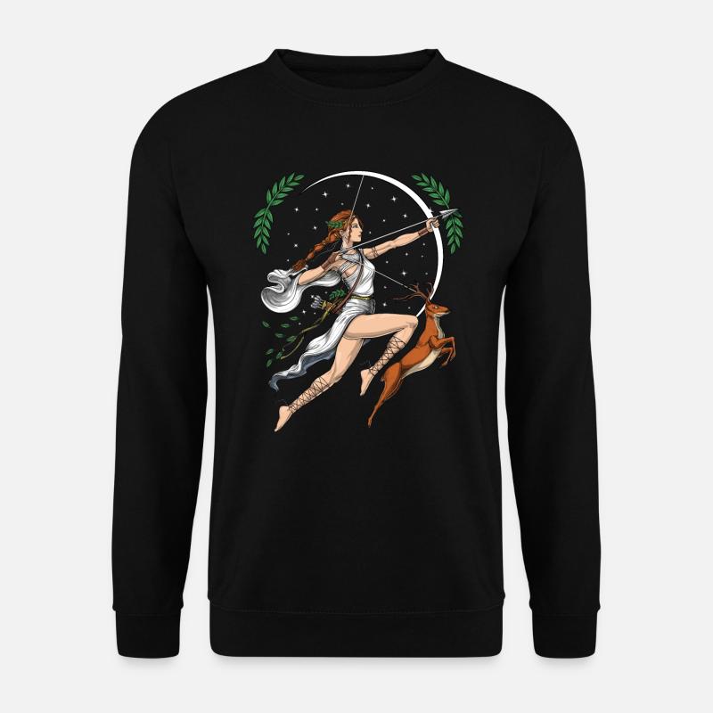 Artemis Goddess - Unisex Sweatshirt - black
