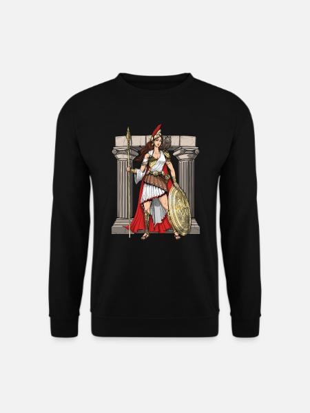 Déesse grecque d’Athéna - Sweat-shirt Unisexe - noir