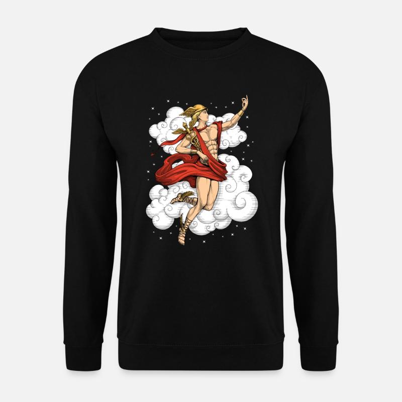 Griechischer Gott Hermes - Unisex Pullover - Schwarz