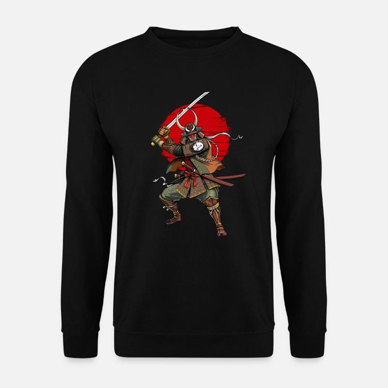 Samurai Warrior Demon Oni - Unisex Sweatshirt - black