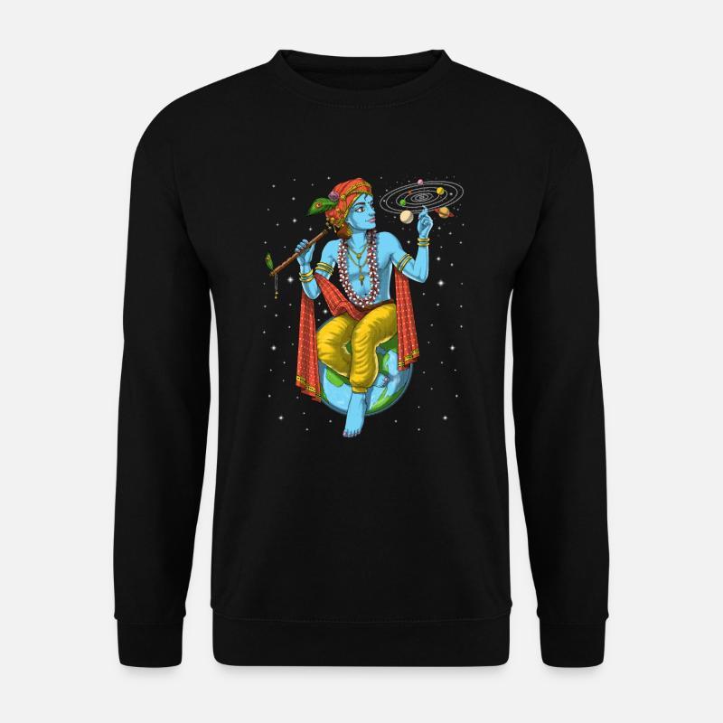 Hindu-Lord Krishna - Unisex Pullover - Schwarz