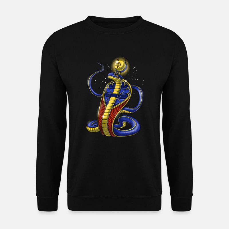 Altägyptische Mythologie Gottheit Uraeus - Unisex Pullover - Schwarz