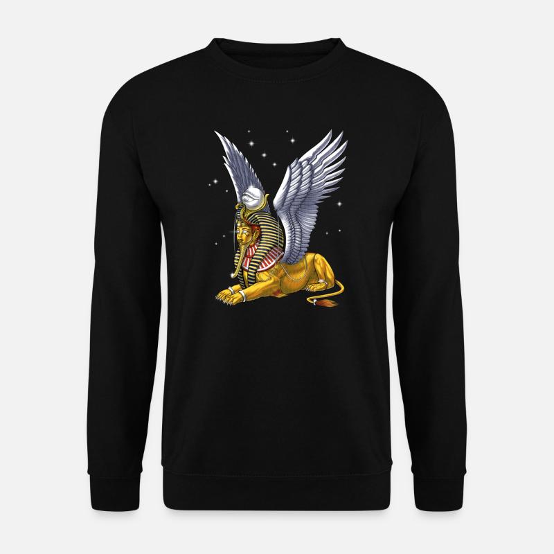 Ancient Egyptian Mythology Sphinx - Unisex Sweatshirt - black
