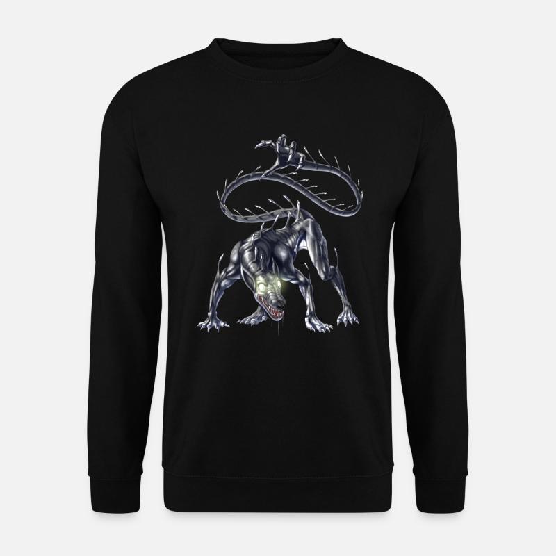 Aztec Mythical Creature Ahuizotl - Unisex Sweatshirt - black