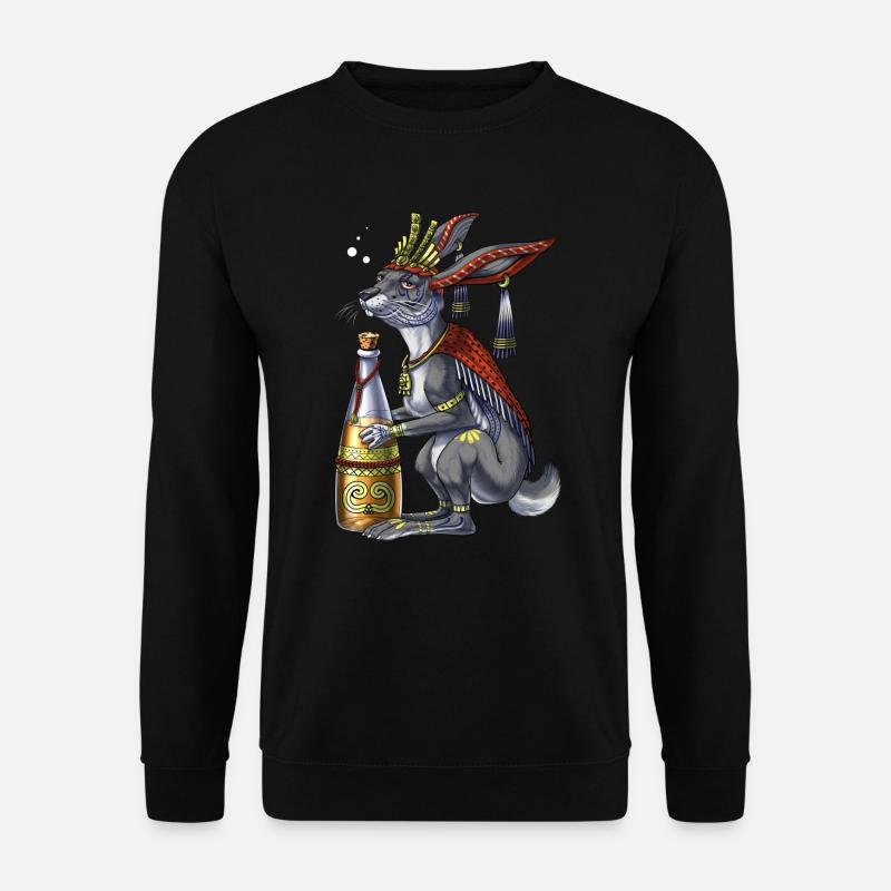 Aztekische Kreatur Centzon - Unisex Pullover - Schwarz