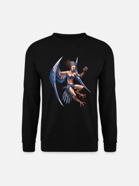 Griechische Mythologie Gottheit Harpyie - Unisex Pullover - Schwarz
