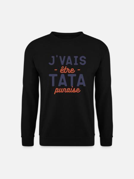 Pour future Tata Annonce de Grossesse - Sweat-shirt Unisexe - noir