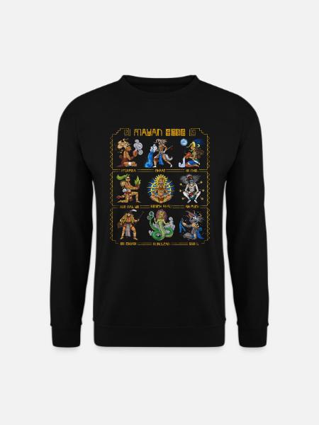 Ancient Mayan Civilization Gods - Unisex Sweatshirt - black