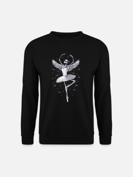 Skelett Ballerina - Unisex Pullover - Schwarz