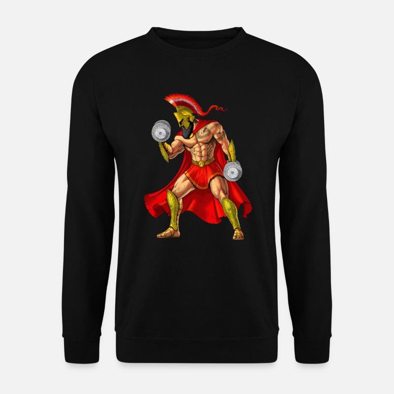 Spartan Warrior Bodybuilder - Unisex Sweatshirt - black