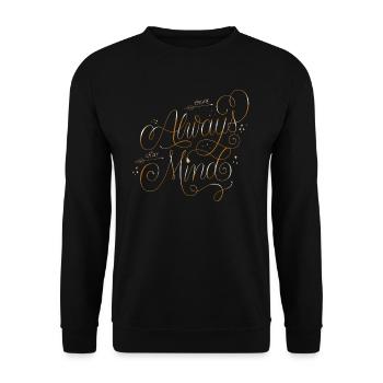 Toujours dans mon - Sweat-shirt Unisexe - noir - Devant - Alina (178cm) & Michal (187cm)