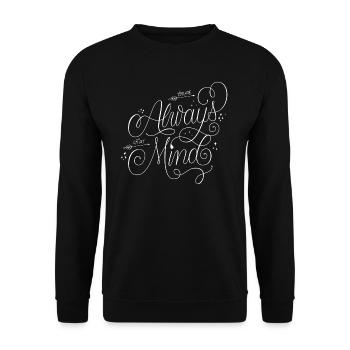 Toujours dans mon - Sweat-shirt Unisexe - noir - Devant - Alina (178cm) & Michal (187cm)