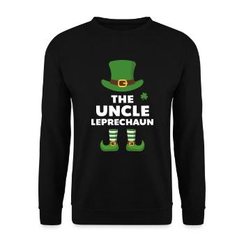 Der Onkel Kobold - Unisex Pullover - Schwarz - Vorne - Alina (178cm) & Michal (187cm)