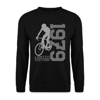 Édition limitée 1979 - Légende du cyclisme - Sweat-shirt Unisexe - noir - Devant - Alina (178cm) & Michal (187cm)