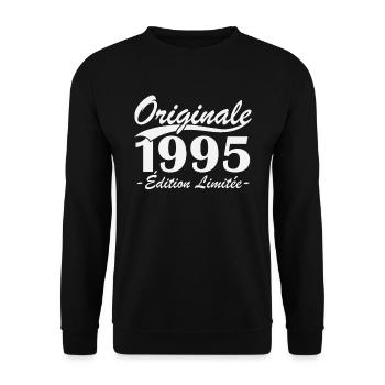 Original 1995 Limited Edition - Unisex Sweatshirt - black - Front - Alina (178cm) & Michal (187cm)
