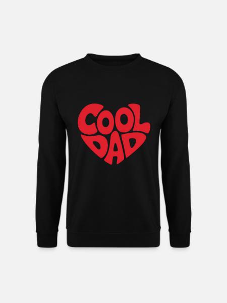 Cool Dad – Retro Stil Fuld af Kærlighed - Unisex sweater - sort