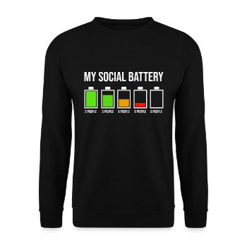 Funny nerd geek computer scientist saying gift - Unisex Sweatshirt - black - Front - Alina (178cm) & Michal (187cm)